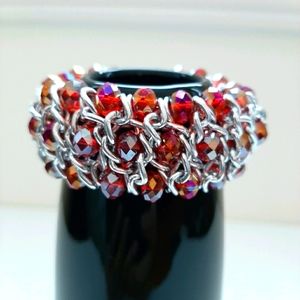 Silver Beaded Bracelet
